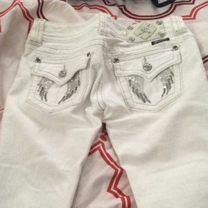 White Miss Me Jeans